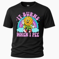 It Burns When I Pee Funny Sarcastic Ironic Inappropriate Performance Shirt