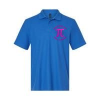 Irrational But Well Rounded Funny Pi Day 3 14 Teacher Math Cool Gift Softstyle Adult Sport Polo