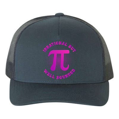 Irrational But Well Rounded Funny Pi Day 3 14 Teacher Math Cool Gift Yupoong Adult 5-Panel Trucker Hat