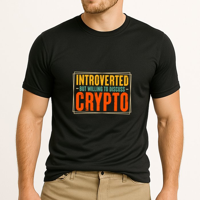 Introverted but Willing to Discuss Crypto Cooling Performance Crew T-Shirt