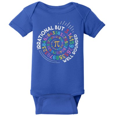 Irrational But Well Rounded Pi Day Math Teacher Baby Bodysuit