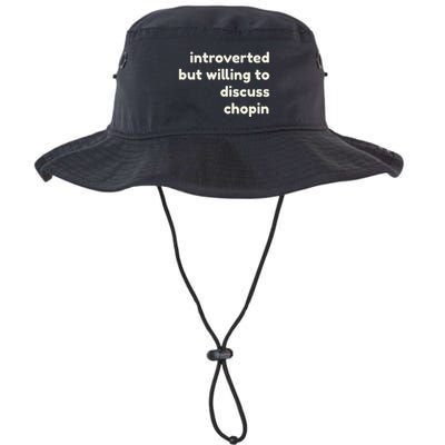 Introverted But Willing To Discuss Chopin Legacy Cool Fit Booney Bucket Hat