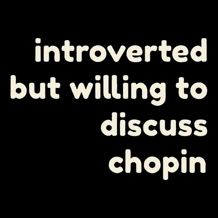 Introverted But Willing To Discuss Chopin Cropped Pullover Crew
