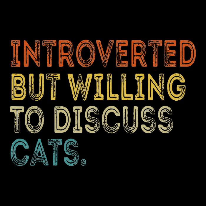 Introverted But Willing To Discuss Cats Lovers Kitten Wool Snapback Cap