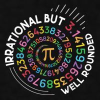 Irrational But Well Rounded Pi Day Math Teacher Student Geek Ladies PosiCharge Tri-Blend Wicking Tank