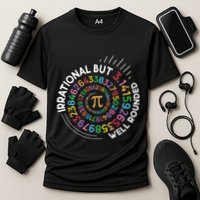Irrational But Well Rounded Pi Day Math Teacher Student Geek Performance Shirt