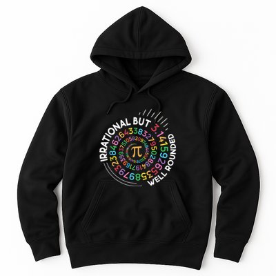 Irrational But Well Rounded Pi Day Math Teacher Student Geek Hoodie