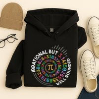Irrational But Well Rounded Pi Day Math Teacher Student Geek Hoodie