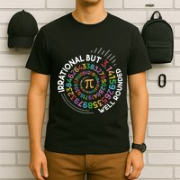 Irrational But Well Rounded Pi Day Math Teacher Student Geek T-Shirt
