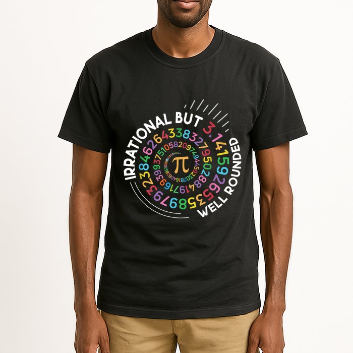 Irrational But Well Rounded Pi Day Math Teacher Student Geek Tall T-Shirt