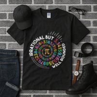 Irrational But Well Rounded Pi Day Math Teacher Student Geek Tall T-Shirt