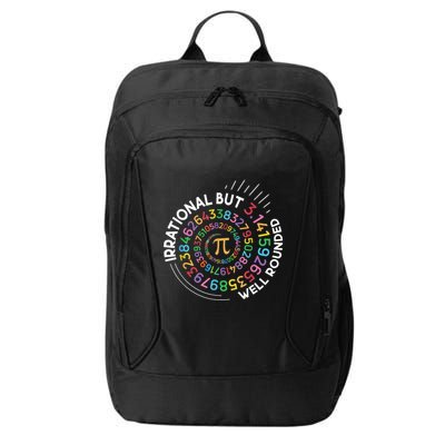 Irrational But Well Rounded Pi Day Math Teacher Student Geek City Backpack