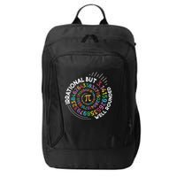 Irrational But Well Rounded Pi Day Math Teacher Student Geek City Backpack
