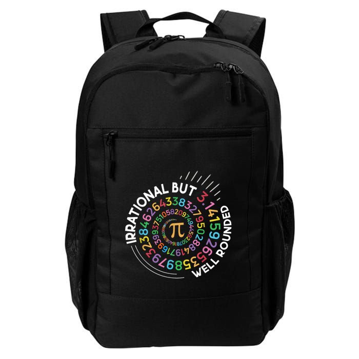Irrational But Well Rounded Pi Day Math Teacher Student Geek Backpack