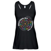 Irrational But Well Rounded Pi Day Math Teacher Student Geek Ladies Essential Flowy Tank