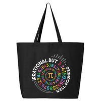 Irrational But Well Rounded Pi Day Math Teacher Student Geek 25L Jumbo Tote