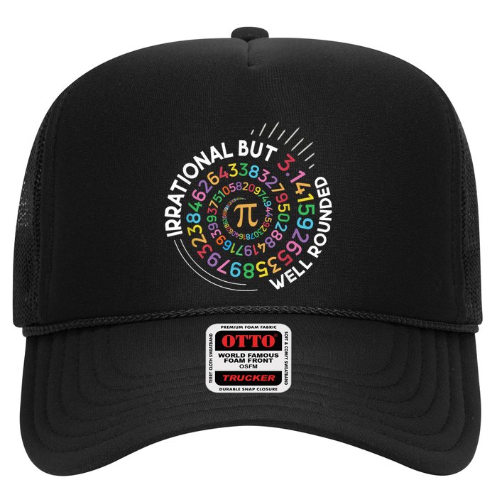 Irrational But Well Rounded Pi Day Math Teacher Student Geek Trucker Hat