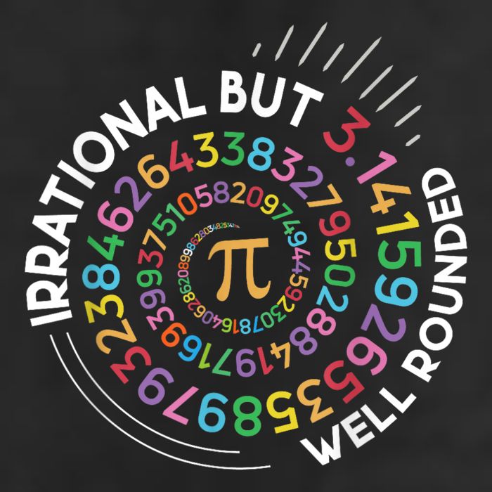 Irrational But Well Rounded Pi Day Math Teacher Student Geek Trucker Hat