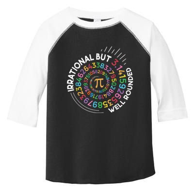Irrational But Well Rounded Pi Day Math Teacher Student Geek Toddler Fine Jersey T-Shirt
