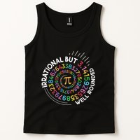 Irrational But Well Rounded Pi Day Math Teacher Student Geek Tank Top