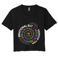 Irrational But Well Rounded Pi Day Math Teacher Student Geek Crop Top