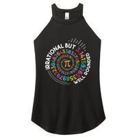 Irrational But Well Rounded Pi Day Math Teacher Student Geek Women's Perfect Tri Rocker Tank