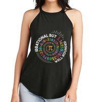 Irrational But Well Rounded Pi Day Math Teacher Student Geek Women's Perfect Tri Rocker Tank