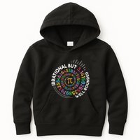 Irrational But Well Rounded Pi Day Math Teacher Student Geek Kids Hoodie