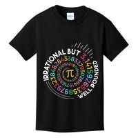 Irrational But Well Rounded Pi Day Math Teacher Student Geek Kids T-Shirt