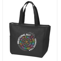 Irrational But Well Rounded Pi Day Math Teacher Student Geek Zip Tote Bag