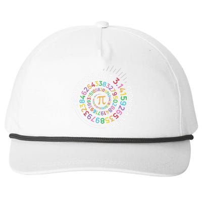 Irrational But Well Rounded Pi Day Math Teacher Student Geek Snapback Five-Panel Rope Hat