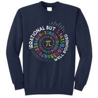 Irrational But Well Rounded Pi Day Math Teacher Student Geek Tall Sweatshirt