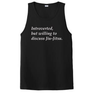 Introverted But Willing To Discuss JiuJitsu PosiCharge Competitor Tank