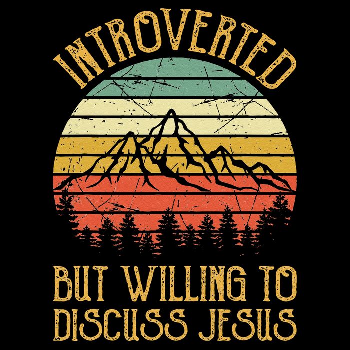 Introverted But Willing To Discuss Jesus Christian Backpack