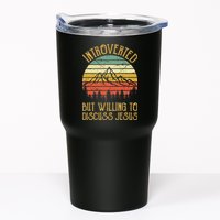 Introverted But Willing To Discuss Jesus Christian Tumbler