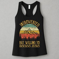 Introverted But Willing To Discuss Jesus Christian Womens Tank Top