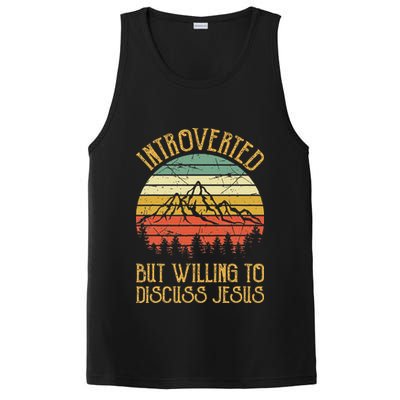 Introverted But Willing To Discuss Jesus Christian PosiCharge Competitor Tank