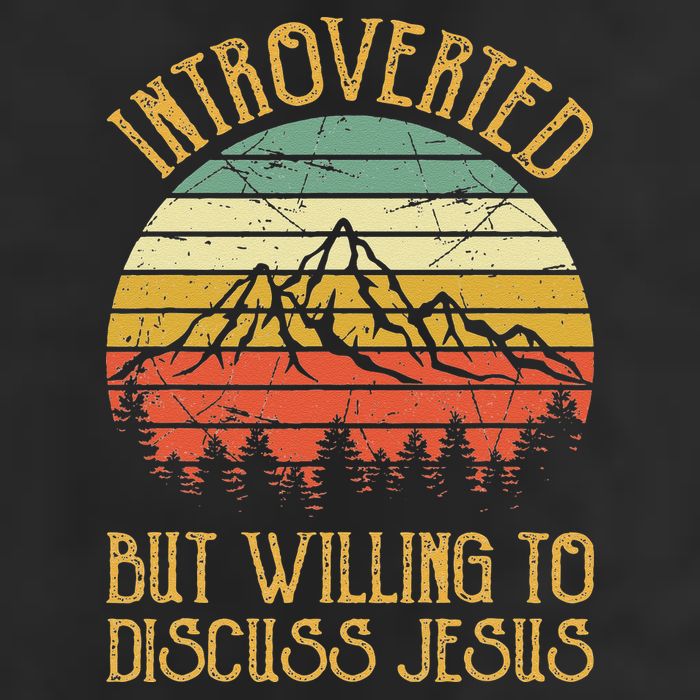 Introverted But Willing To Discuss Jesus Christian Trucker Hat