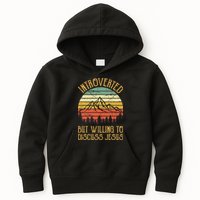 Introverted But Willing To Discuss Jesus Christian Kids Hoodie