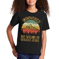 Introverted But Willing To Discuss Jesus Christian Kids T-Shirt