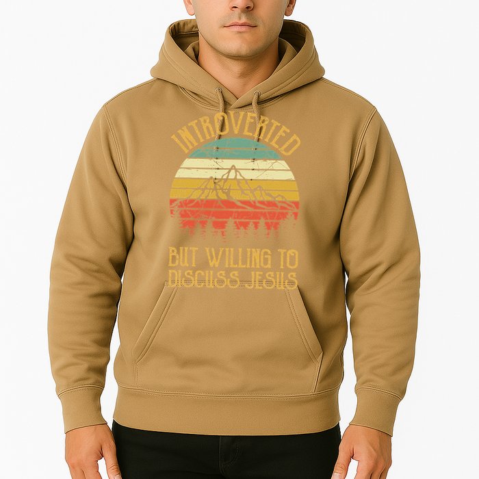 Introverted But Willing To Discuss Jesus Christian Hoodie
