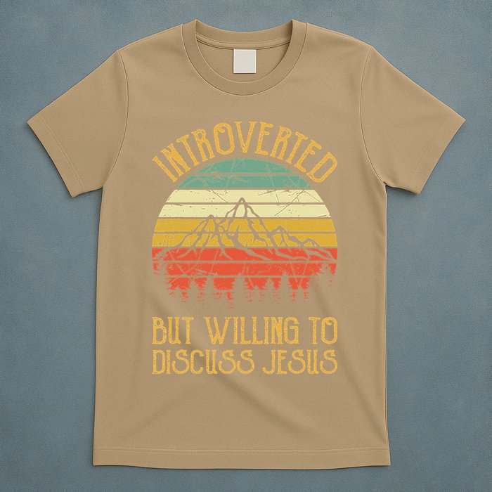 Introverted But Willing To Discuss Jesus Christian T-Shirt