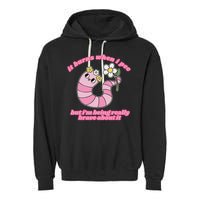It Burns When I Pee But I'm Being Really Brave About It Garment-Dyed Fleece Hoodie