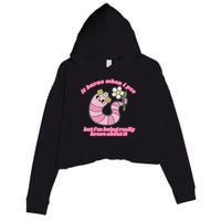 It Burns When I Pee But I'm Being Really Brave About It Crop Fleece Hoodie
