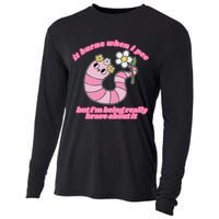It Burns When I Pee But I'm Being Really Brave About It Cooling Performance Long Sleeve Crew