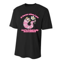 It Burns When I Pee But I'm Being Really Brave About It Youth Performance Sprint T-Shirt
