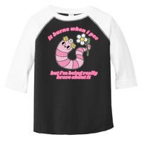 It Burns When I Pee But I'm Being Really Brave About It Toddler Fine Jersey T-Shirt