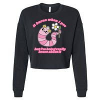 It Burns When I Pee But I'm Being Really Brave About It Cropped Pullover Crew