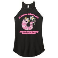 It Burns When I Pee But I'm Being Really Brave About It Women's Perfect Tri Rocker Tank