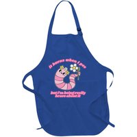 It Burns When I Pee But I'm Being Really Brave About It Full-Length Apron With Pockets
